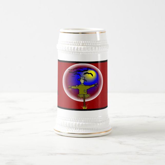 Jarra De Cerveza Scarecrow sin rostro - (Centro)