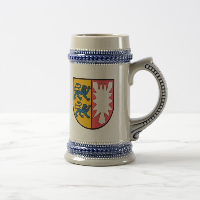 Jarra De Cerveza Schleswig-Holstein escudo de armas (Derecha)