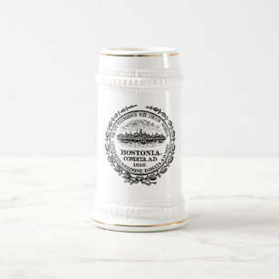Jarra De Cerveza Sello de Boston