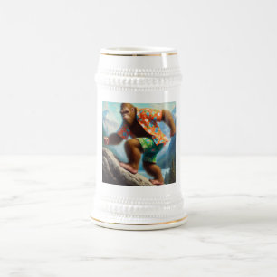 Jarra De Cerveza Senderismo en pie de playa