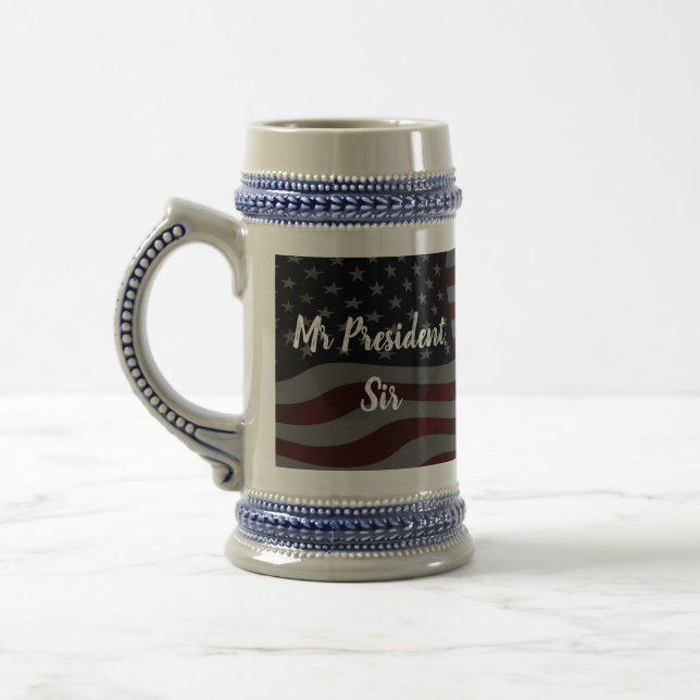 Jarra De Cerveza Señor Presidente, Sir Coffee Mug (Izquierda)