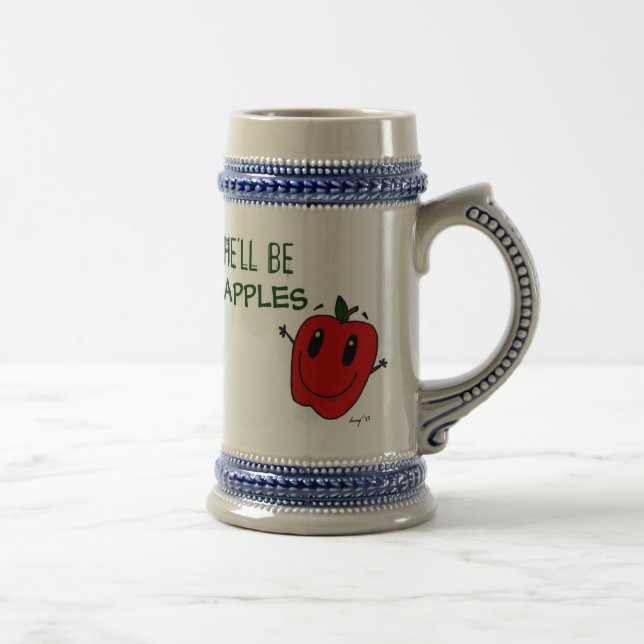 Jarra De Cerveza SERÁ APPLES Stein (Derecha)