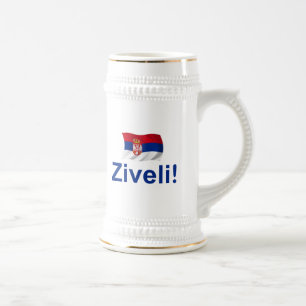 Jarra De Cerveza ¡Serbia Ziveli!