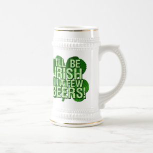 Jarra De Cerveza Seré irlandés en pocas cervezas