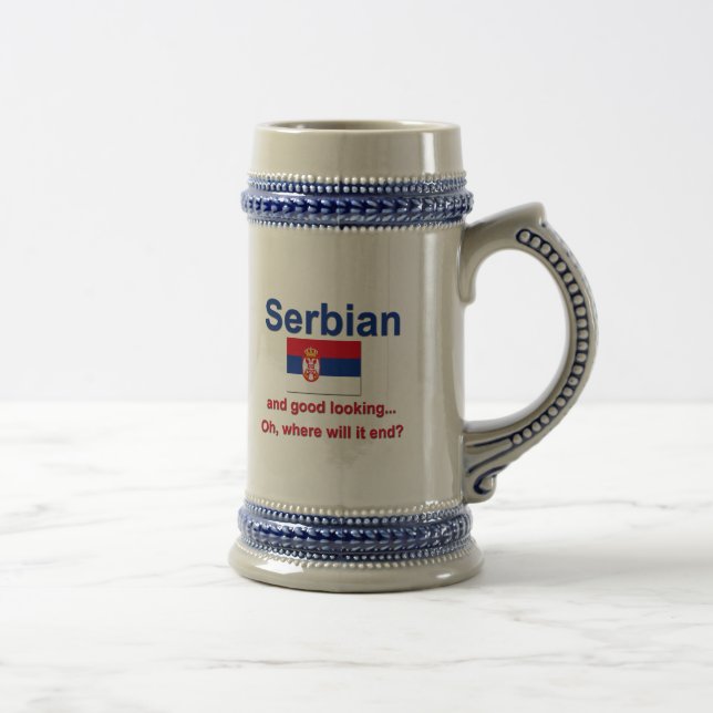 Jarra De Cerveza Servio apuesto (Derecha)