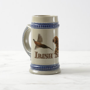 Jarra De Cerveza Setter Irlandés
