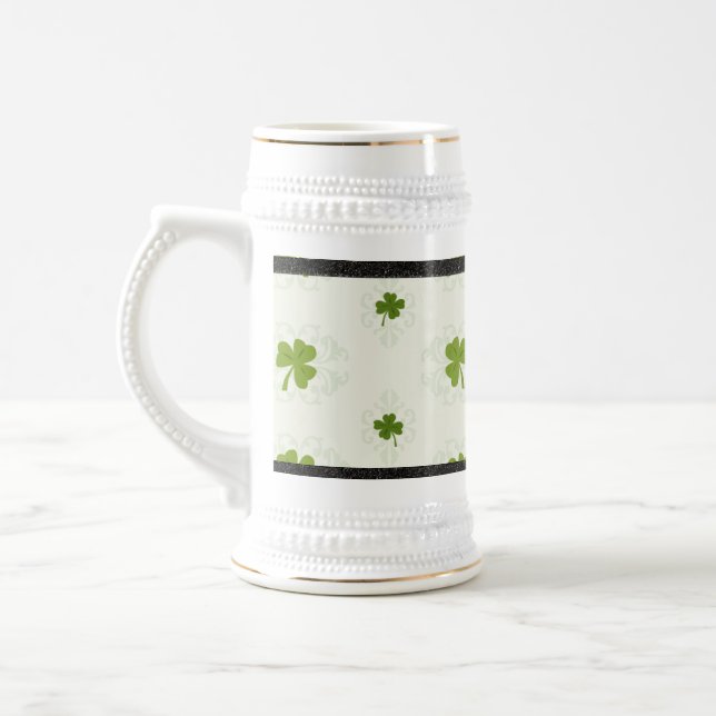 JARRA DE CERVEZA SHAMROCK BEER STEIN MUG (Izquierda)