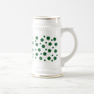 Jarra De Cerveza Shamrock Snowflake Stein