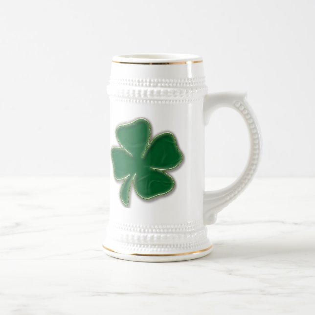 Jarra De Cerveza Shamrock Stein Mug (Derecha)