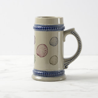 Jarra De Cerveza Shell en colores pastel
