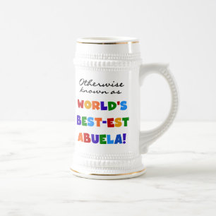 Jarra De Cerveza Si no conocido como regalos del Mejor-est Abuela