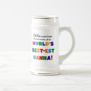 Jarra De Cerveza Si no conocido como regalos del Mejor-est Nanna