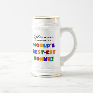 Jarra De Cerveza Si no conocido como regalos del Mejor-est Nonnie