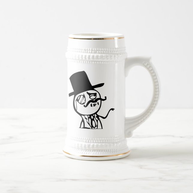 Jarra De Cerveza Sienta como un meme del sir cómico (Derecha)