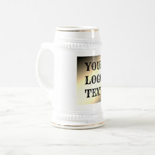 Jarra De Cerveza Simple minimalista elegante gracias personalizado
