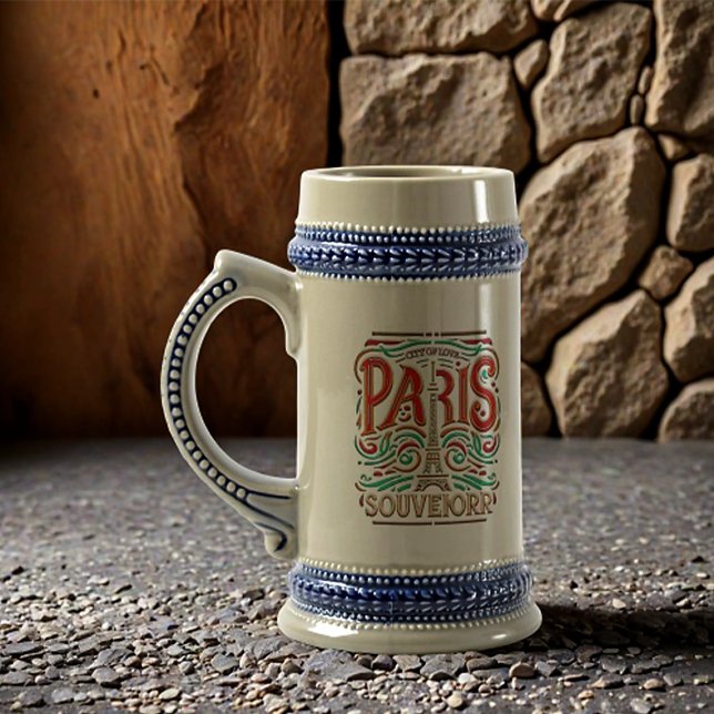 Jarra De Cerveza Sinfonía de amor en la bloom parisina Stein Mug (Subido por el creador)