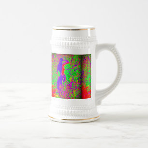 Jarra De Cerveza sirena hippie retro groovni