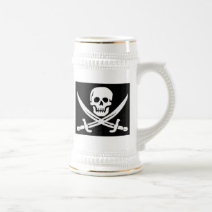 JARRA DE CERVEZA SKULL N CROSSBONES PIRATE BEER STEIN