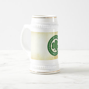 Jarra De Cerveza SlipperyJoe celebra el Día de San Patricio Iris