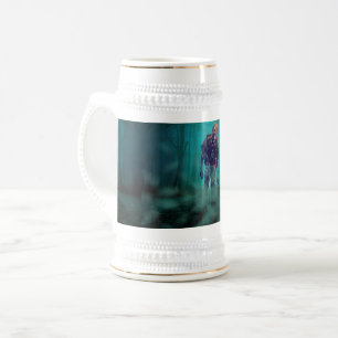 Jarra De Cerveza SlipperyJoe figura de zombie aterradora aislada om