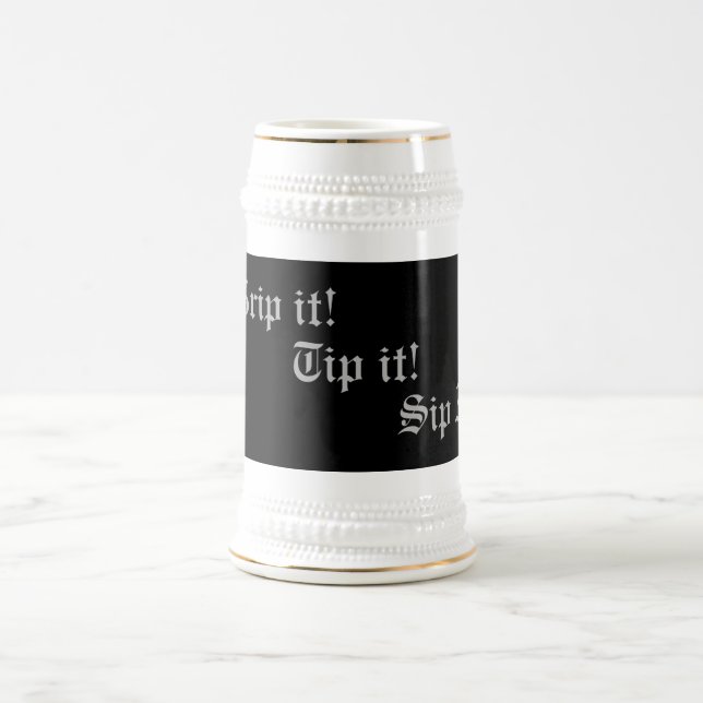 Jarra De Cerveza slogan original de la diversión para beber (Centro)