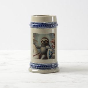Jarra De Cerveza Sloth Knight contra los dragones