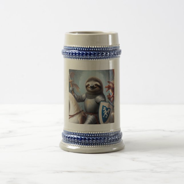 Jarra De Cerveza Sloth Knight contra los dragones (Centro)