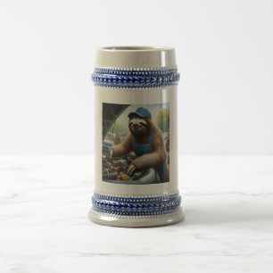Jarra De Cerveza Sloth Mechanic