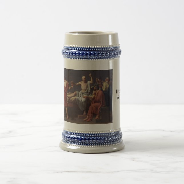 Jarra De Cerveza Sócrates "tendré lo que él está teniendo" Stein (Centro)