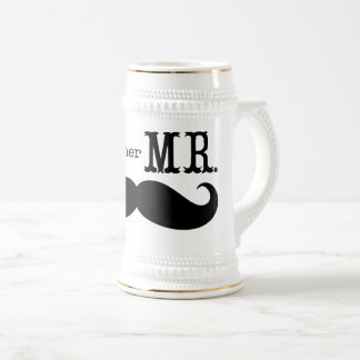 Jarra De Cerveza Soy su Sr. Mustache Grooms Regalos