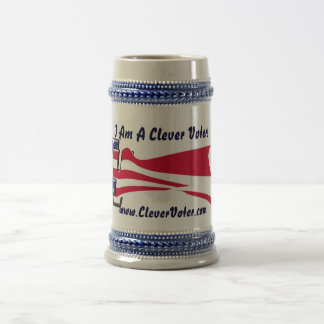 Jarra De Cerveza ¡Soy un CleverVoter! Stein