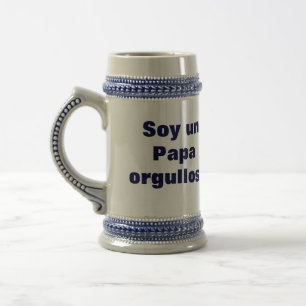 Jarra De Cerveza Soy un Papa Orgulloso