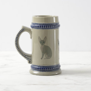 Jarra De Cerveza Sphynx Cat Stein