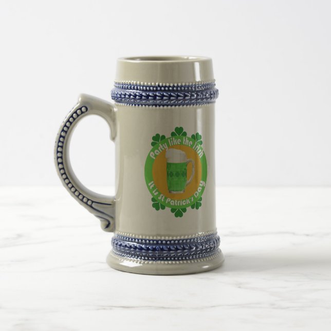 Jarra De Cerveza St Patrick's Day Beer Stein (Izquierda)