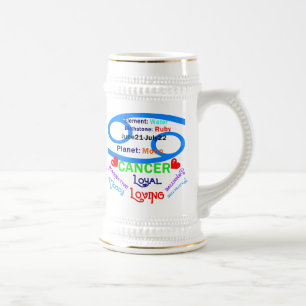 Jarra De Cerveza ★Ştãr Sîgñ(Cáncer) Stein Mug★