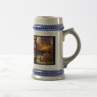 Jarra De Cerveza Stein alto de la astrología del cambio de signo de