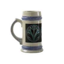 Stein Art Deco Blue Design