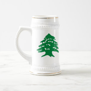 Jarra De Cerveza stein - cedro libanés