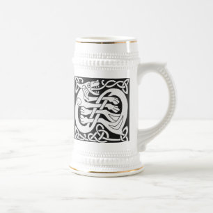 Jarra De Cerveza Stein céltico del perro
