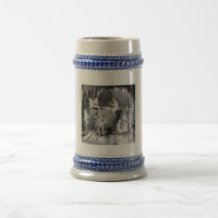 stein con la impresión del pasillo de los aegir