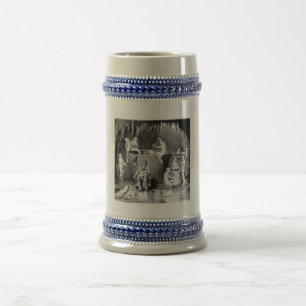Jarra De Cerveza stein con la impresión del pasillo de los aegir