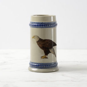 Jarra De Cerveza Stein de águila calva