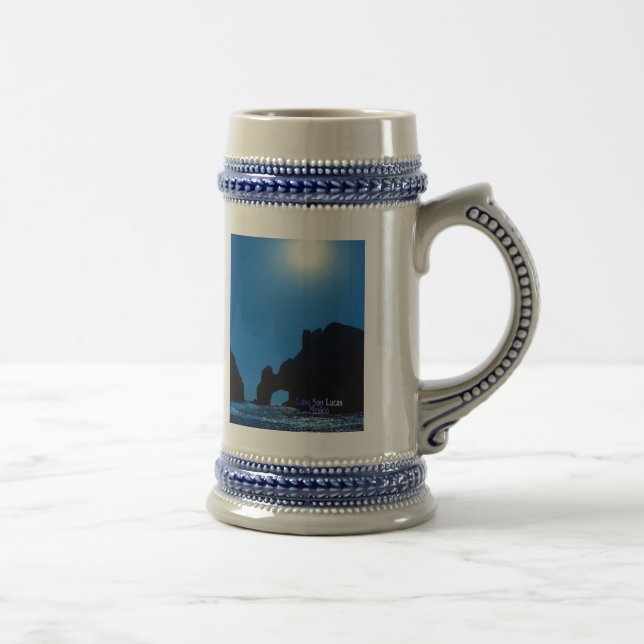Jarra De Cerveza Stein de Cabo-San-Lucas México (Derecha)