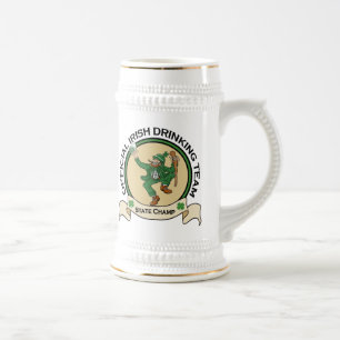 Jarra De Cerveza Stein de consumición irlandés de la cerveza del