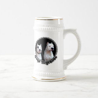 Jarra De Cerveza Stein de Dogo Argentino