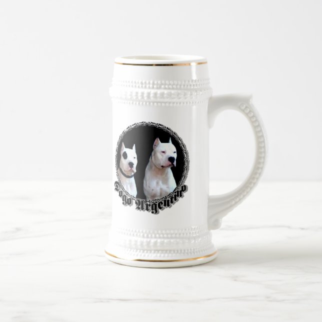Jarra De Cerveza Stein de Dogo Argentino (Derecha)