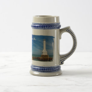Jarra De Cerveza Stein de la cerveza del faro de Huron