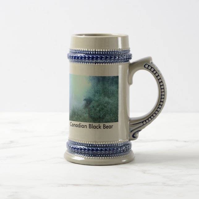 Jarra De Cerveza Stein de oso negro canadiense (Derecha)