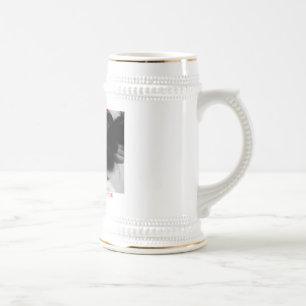 Jarra De Cerveza stein del logotipo de www.mypapersoul.com