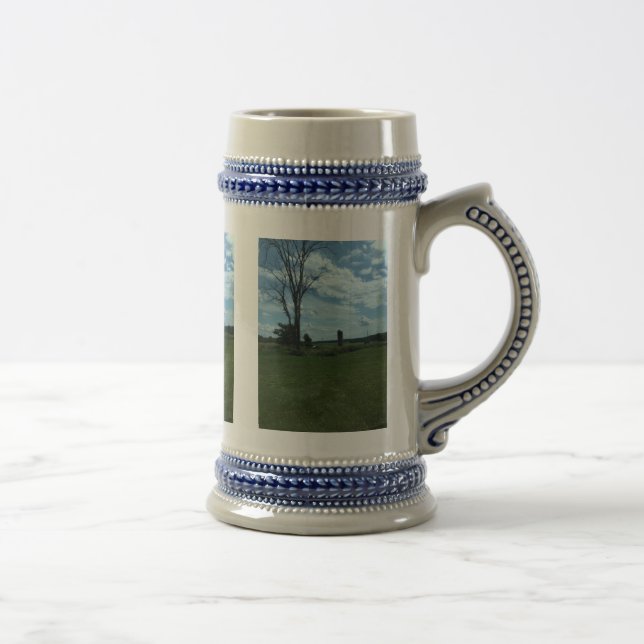 Jarra De Cerveza Stein escénico de la cerveza de Vermont (Derecha)